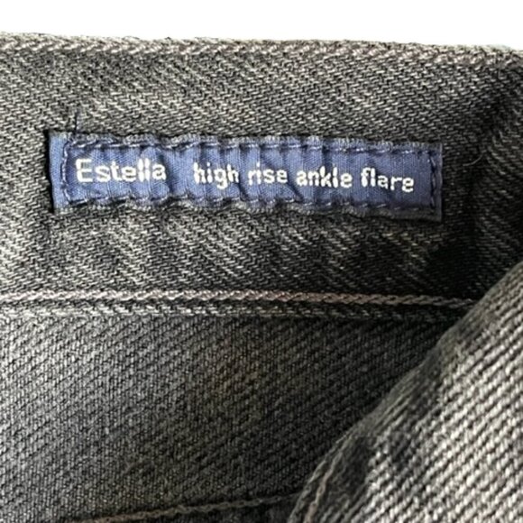 Citizens of Humanity NWT Estella High Rise Ankle Flare Jeans Black Moon Size 31 - Picture 10 of 16